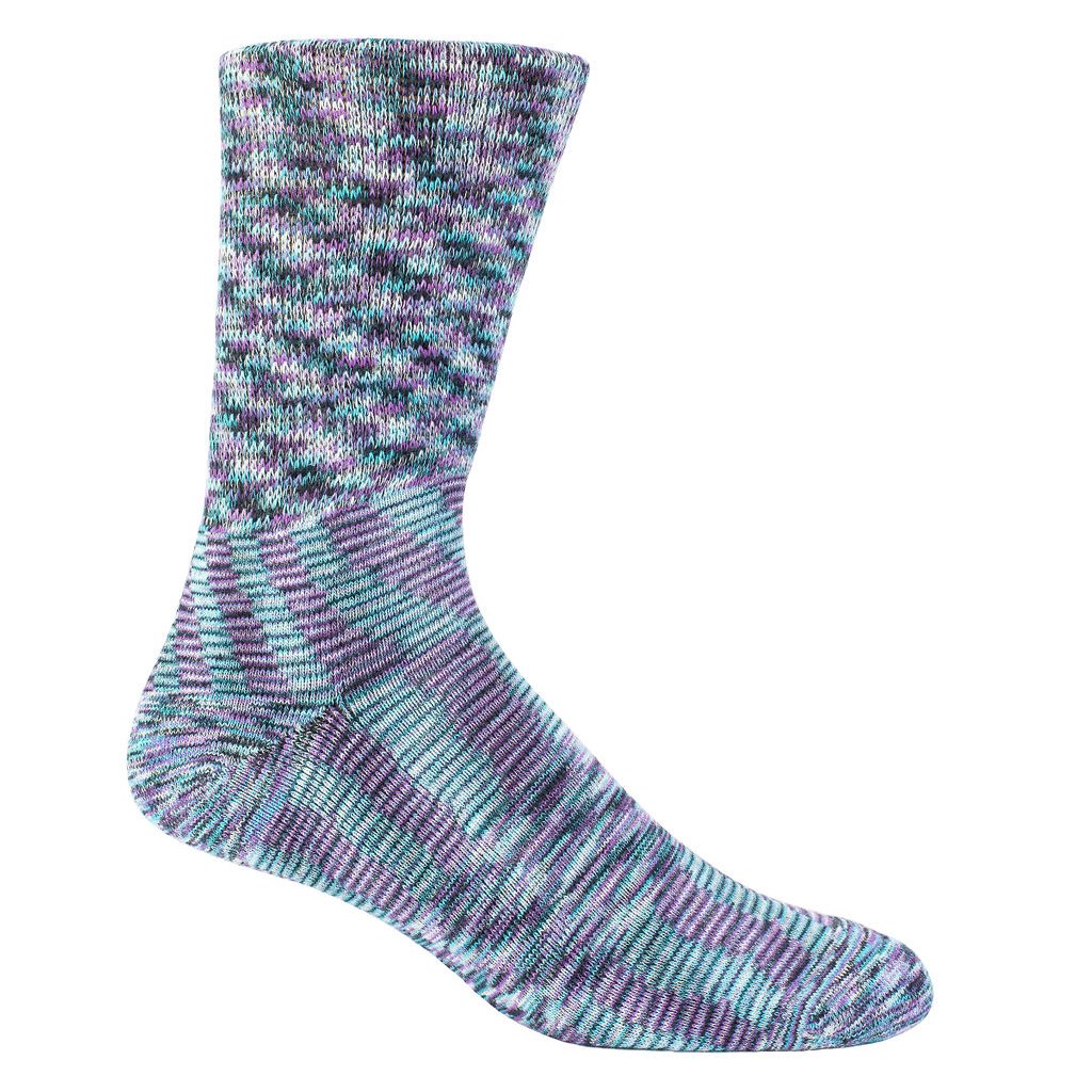 Diabetic Socks for Men, Diabetic Socks For Women, Neuropathy, Non Binding, Seamless - Cosmic Purple