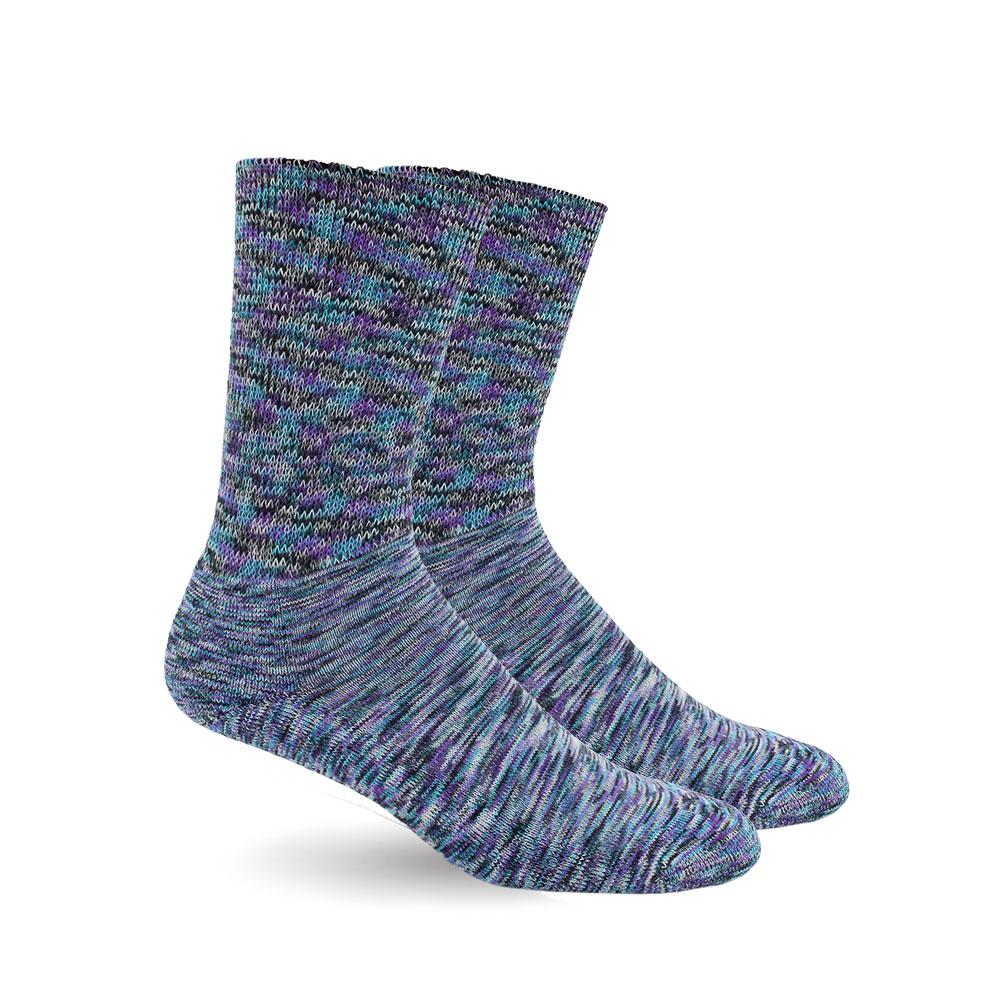 Diabetic Socks for Men, Diabetic Socks For Women, Neuropathy, Non Binding, Seamless - Cosmic Purple