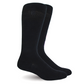 Solid Black Cotton Compression Socks