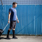 Solid Black Cotton Compression Socks