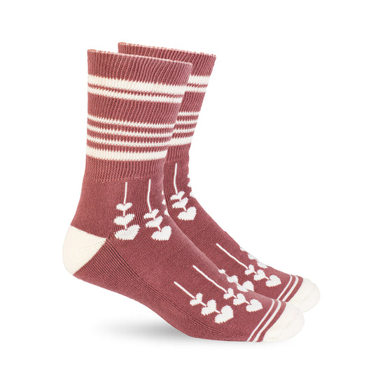 Diabetic Socks - Rose Hearts