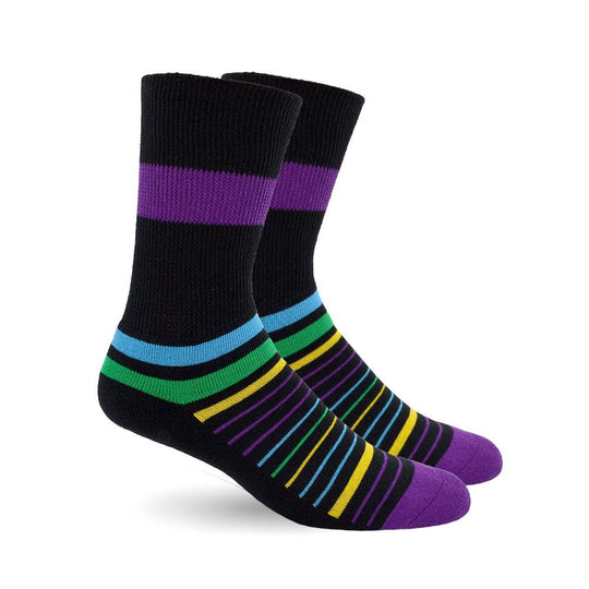 Diabetic Socks - Multi Stripes