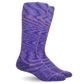 Space Dyed Purple/Blue Cotton Compression Socks
