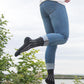 Polka Dot Cotton Black Compression Socks