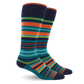 Stripe Cotton Teal - Medical Compression Socks