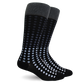 Polka Dot Cotton Black Compression Socks